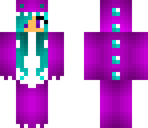 purple dino girl