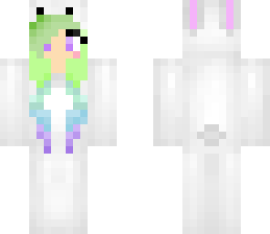 bunny with hair