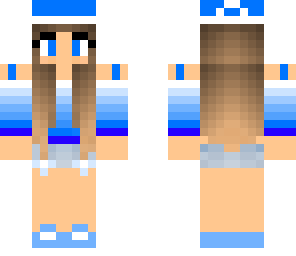 sky blue girl