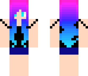 rainbow kawaii girl