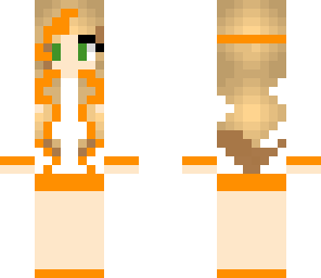 orange hoodie girl