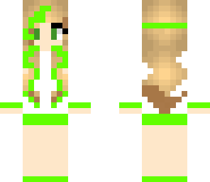 green hoodie girl