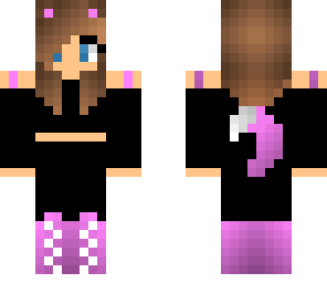 cute pink fox girl