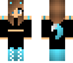 cute blue fox girl