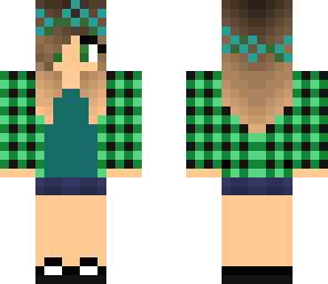 aqua colors girl