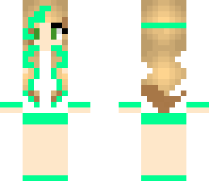 blue-green hoodie girl