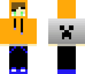 orange creeper jacket boy