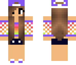 cute rainbow tomboy girl