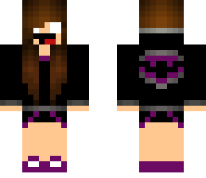 purple derpy herobrine batman girl