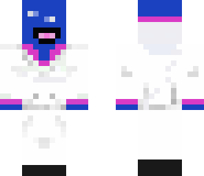 blue man in a purple hoodie