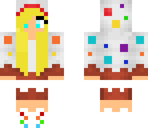 blond cake girl