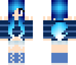 blue girl