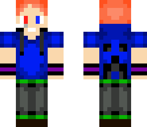 blue teenager
