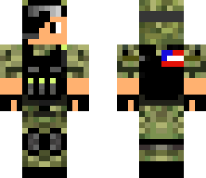 me as army man yay