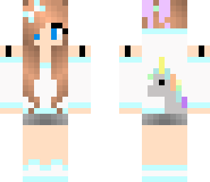 unicorn girl without blush