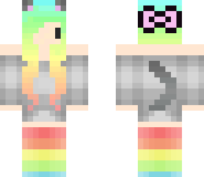 chibi nyan cat girl