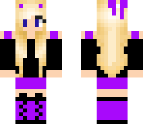 purple cat girl 2
