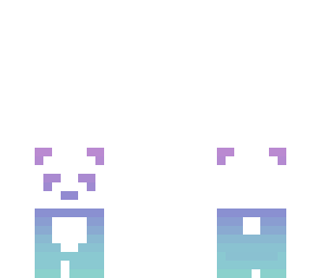 cute purple and pink panda baby