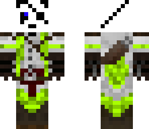 acid green panda