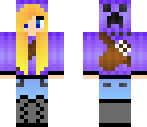 purple hunter girl