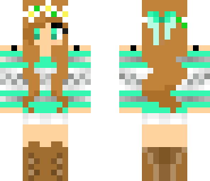 turquoise flower girl