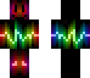 rainbow wave man
