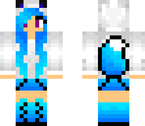 blue wolf girl