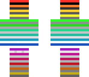 random rainbow fade-away