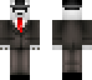 snow bear in a suit