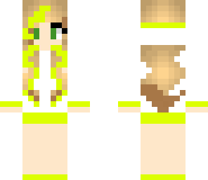 yellow-green hoodie girl