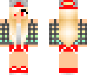 red tomboy girl