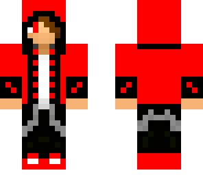 red hoodie