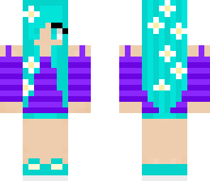 purple and blue