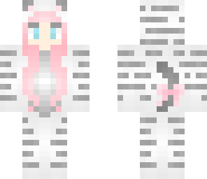 white kitty girl