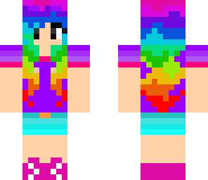 rainbow girl