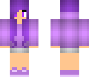 purple shaded girl