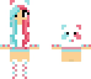 pink and blue