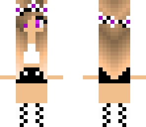 cute purple girl