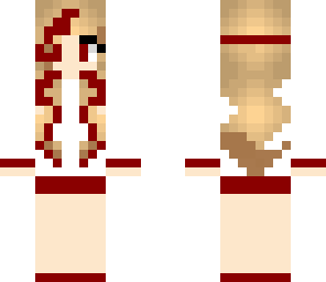 dark red hoodie girl