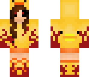 scary chicken girl