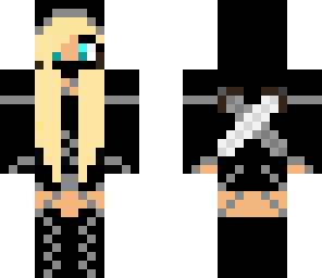 ninja girl edited blonde