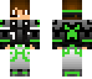 green and black gamer guy