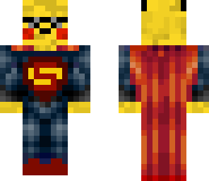badass superman pikachu
