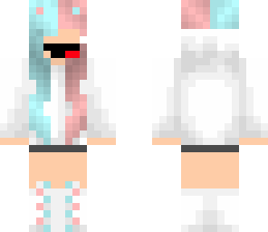 cute herobrine half