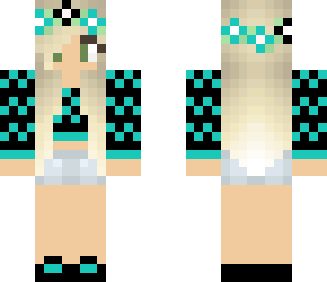 lillylucky skin that she made