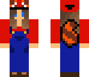 mario raccoon girl  _ alex skin __