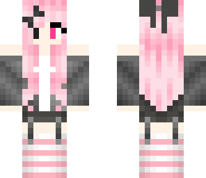 pink goth girl edit