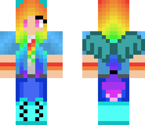 human rainbow dash