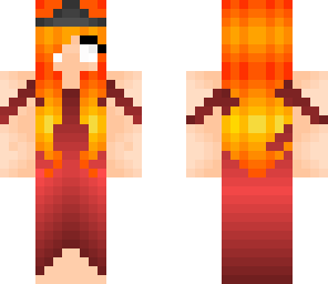 fire girl edited white eyes