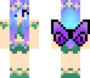 pretty flowery fairy girl
